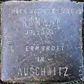 Stolperstein für eine Rommni (Peterstraße 31)