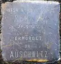 Stolpersteine für eine Rommni (Peterstraße 31)