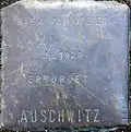 Stolperstein für einen Romm (Peterstraße 31)