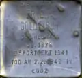 Stolperstein für Frieda Goldfisch (Titusstraße 10)