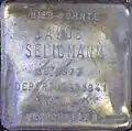 Stolperstein für Jakob Seligmann (Brüsseler Platz 9)