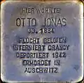 Stolperstein für Otto Jonas (Trajanstraße 18)