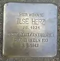 Stolperstein für Ilse Herz (Blumenthalstraße 2)