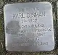 Stolperstein für Karl Cosman (Riehler Straße 28)