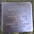 Stolperstein für Max Leiser (Spichernstraße 30)