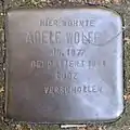 Stolperstein für Adele Wolff (Werderstraße 5)