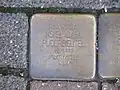 der Stolperstein für Ksiel Carl Puderbeutel