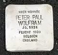 Stolperstein für Peter Paul Wolfram