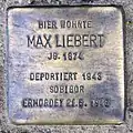 Stolperstein für Max Liebert