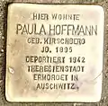 Stolperstein für Paula Hoffmann (Sülzburgstraße 220)