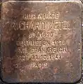 Stolperstein für Richard Metzl