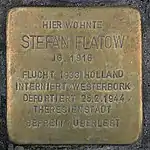 Stolperstein für Stefan Flatow