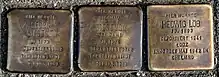 Stolpersteine für die Familie Giesenow