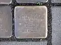 der Stolperstein für Werner Kraus