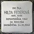 Hilda Federová, Ehefrau