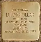 Stolperstein für Ludwig Pollak