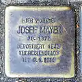 Stolperstein für Josef Mayer (Agrippastraße/Kämmergasse)