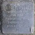 Stolperstein für Amalie Israel (Engelbertstraße 31a)