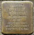 Stolperstein für Anneliese Feidelberg (Humboldtstr. 42)