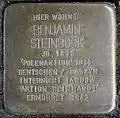 Stolperstein für Benjamin Steinbock (Thieboldsgasse 6)