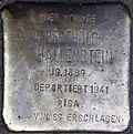 Stolperstein für Berthold Hallenstein (Lützowstraße 6)