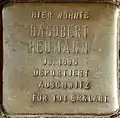 Stolperstein für Dagobert Heumann (Beethovenstraße 33)