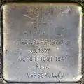 Stolperstein für Ella Alexander (Metzer Straße 5)