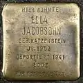 Stolperstein für Ella Jacobsohn (Zülpicher Straße 302)