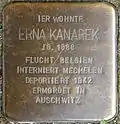 Stolperstein für Erna Kanarek (Kleiner Griechenmarkt 31)
