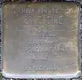 Stolperstein für Ernestine Koppel (Sachsenring 29)