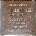 Stolperstein für Eugen Ginzel (Sternengasse 48)