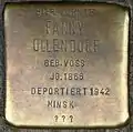 Stolperstein für Fanny Ollendorf (Waisenhausgasse 66)