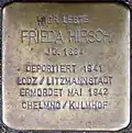 Stolperstein für Frieda Hirsch (Beethovenstraße 8)