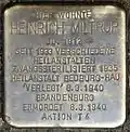 Stolperstein für Heinrich Miltrup (Lothringer Straße 16)