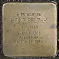 Stolperstein für Heinz Selzer (Görresstraße 15)