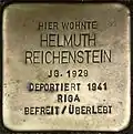 Stolperstein für Helmuth Reichenstein (Moselstraße 74)