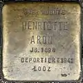 Stolperstein für Henriette Aron (Bonner Straße 33)