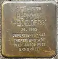Stolperstein für Hermann Feidelberg (Humboldtstr. 42)