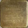 Stolperstein für Isaac Baruch (Lotharstraße 40)