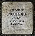 Stolperstein für Jakob Proter (Lochnerstraße 11)