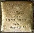 Stolperstein für Jenny Bermann (Jahnstraße 20)