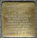 Stolperstein für Karl Hager (Schnurgasse 12)