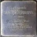 Stolperstein für Karl Steinmann (Nikolausplatz 5)