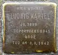 Stolperstein für Ludwig Kariel (Pantaleonswall 81)