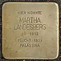 Stolperstein für Martha Landesberg (Görresstraße 15)
