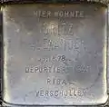 Stolperstein für Moritz Alexander (Metzer Straße 5)