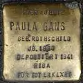 Stolperstein für Paula Gans (Bonner Straße 33)
