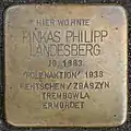 Stolperstein für Pinkas Philipp Landesberg (Görresstraße 15)