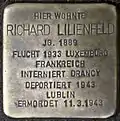 Stolperstein für Richard Lilienfeld (Rathenauplatz 17)