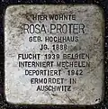 Stolperstein für Rosa Proter (Lochnerstraße 11)